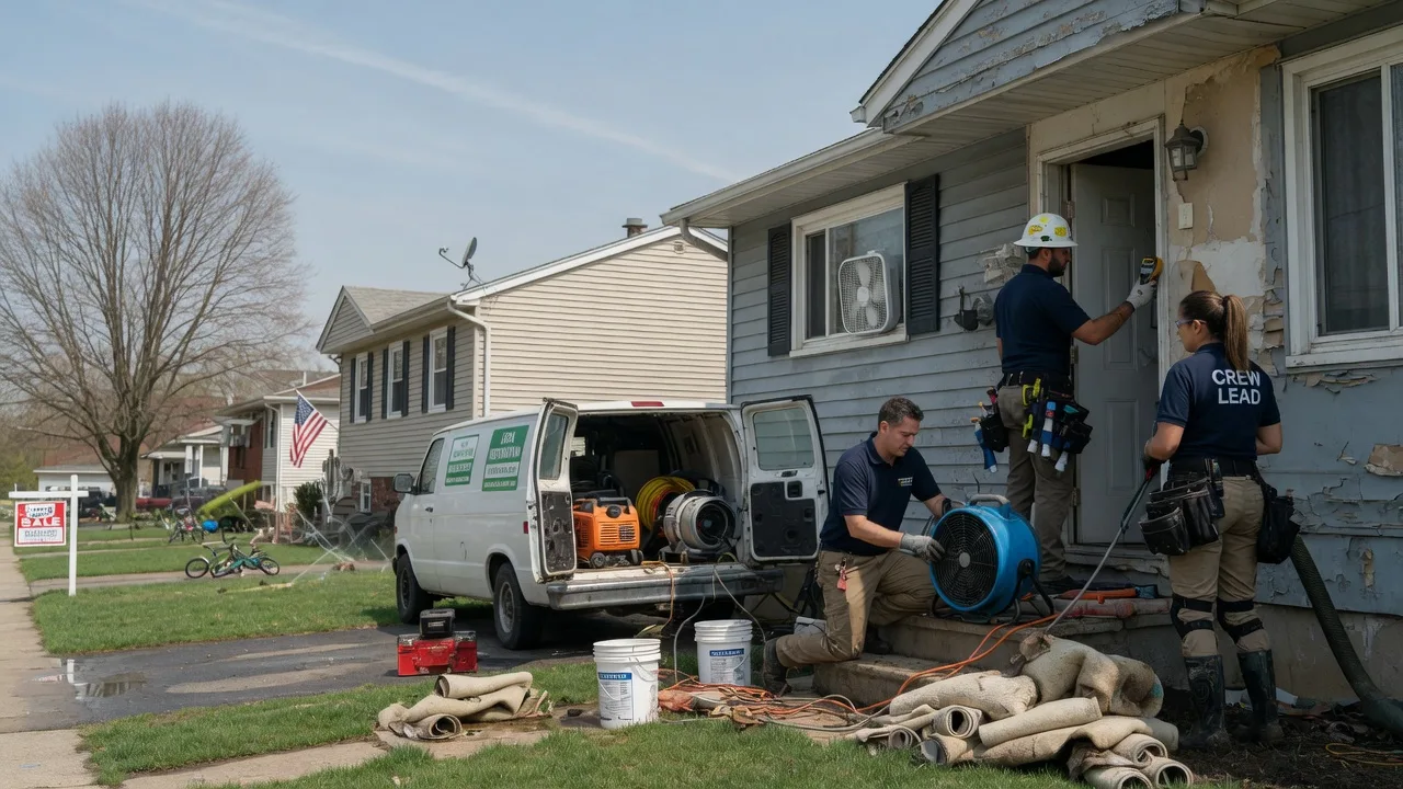 Flood Cleanup in Bensalem, PA near me